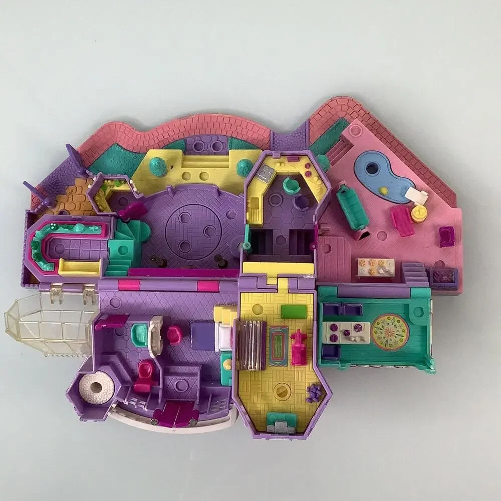 Village Polly Pockets light up magical mansion 1994 building only * - Picture 3 of 12